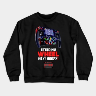 Kimi Raikkonen steering wheel Radio Crewneck Sweatshirt